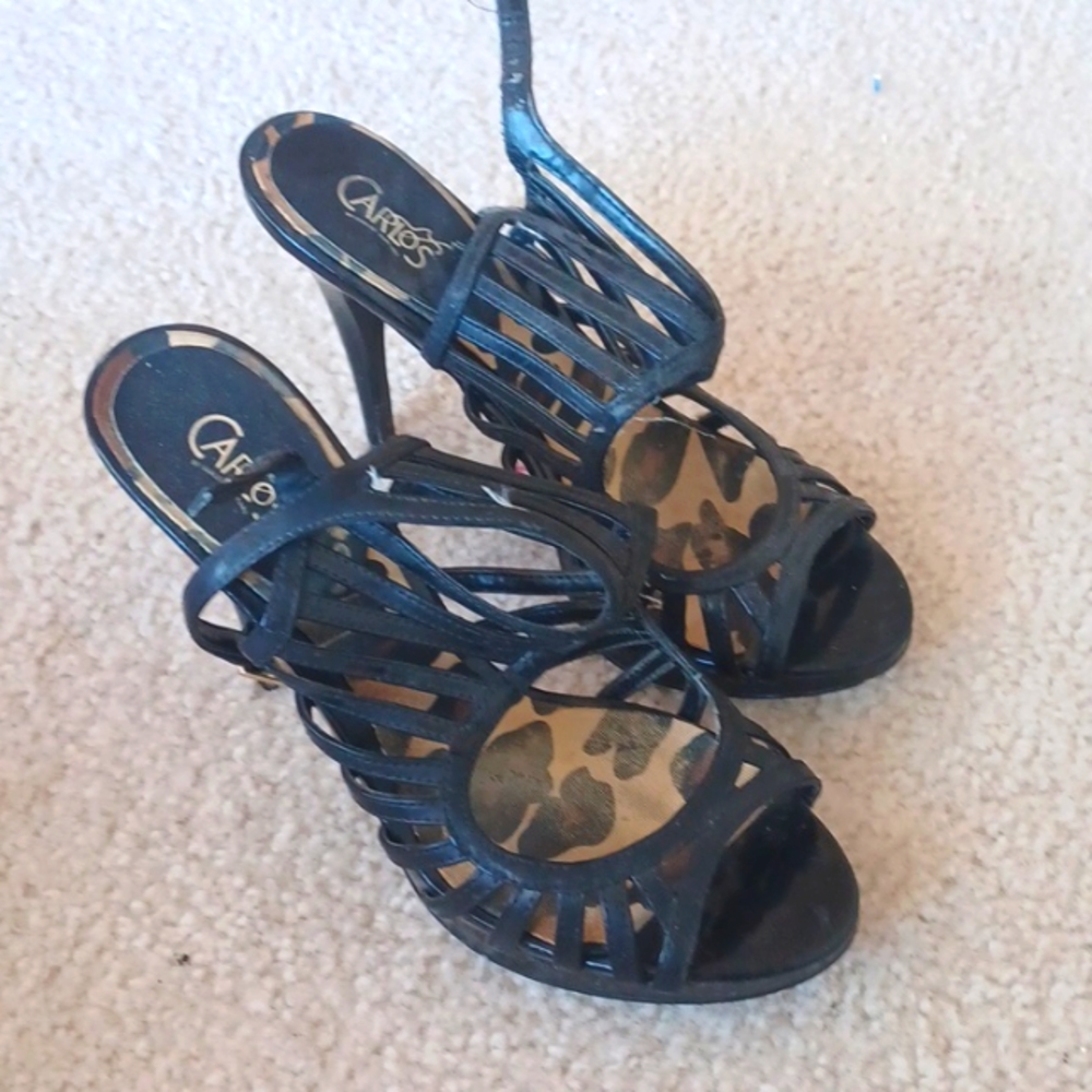 Black shoes Carlos santana